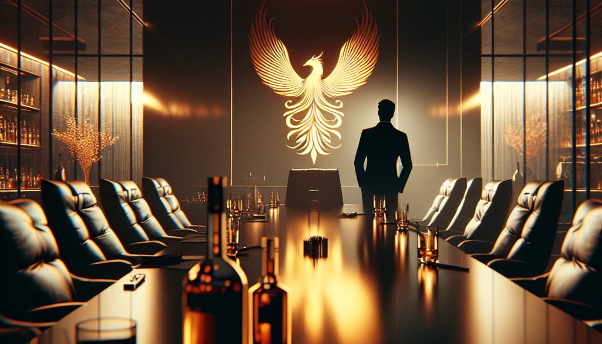 Sober founder discussing strategies at a client dinner without alcohol