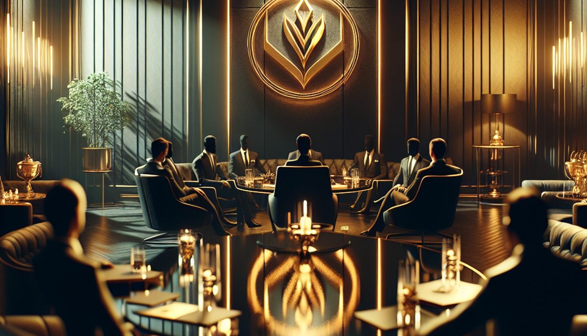 A group of recovering entrepreneurs sharing insights in a mastermind session.